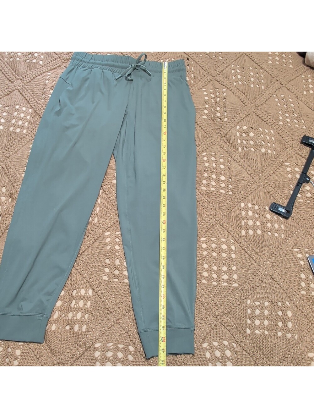 Member's Mark Travel Jogger Pants Men's M Green Drawstring Elastic Waist Pockets - Picture 4 of 4
